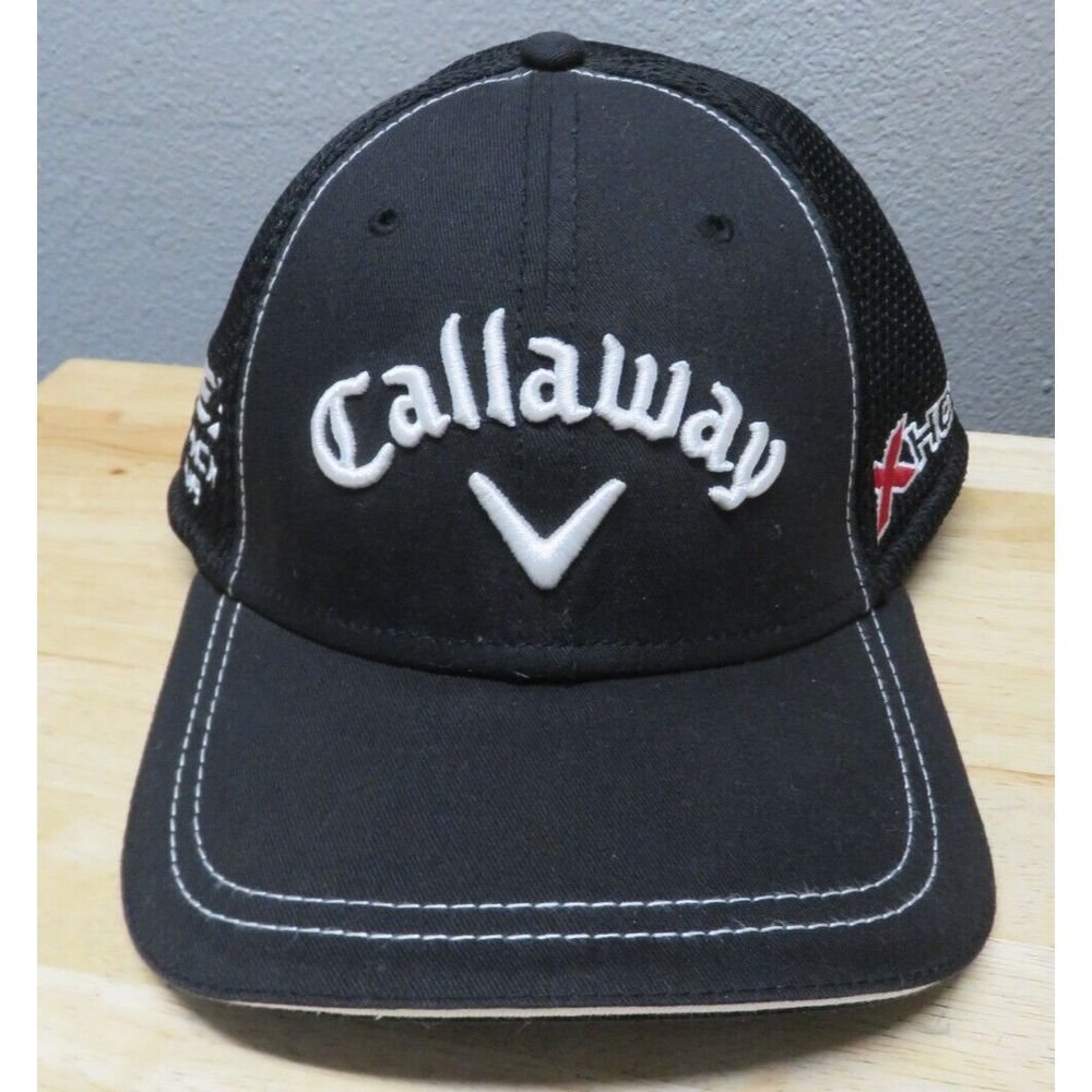 Callaway HEX Black‎ Tour X Hot Odyssey Authentic New Era Cap S/M Black Golf Hat